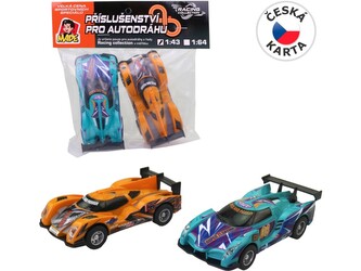 Autodráha náhradní autíčka, 2 ks 1:43