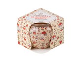Emocio Sklo Dekor 70x62 mm Christmas Glory - Cookie and Cream, vonná svíčka