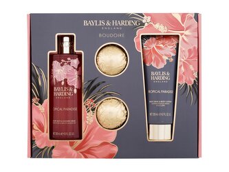 Baylis & Harding Boudoire sprchový krém 300 ml + tělové mléko 200 ml + bomba do koupele 2 x 75 g
