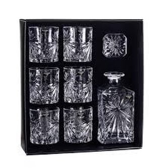 karafa 0,85+sklen. 320ml, 6ks, FIORE, BOHEMIA PR., whisky, DB