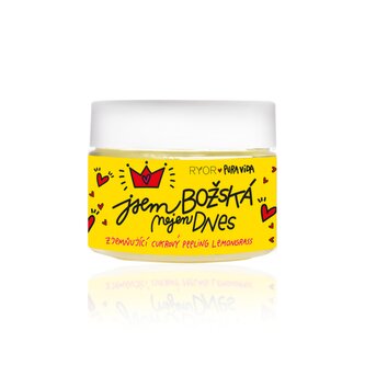 PuraVida Zjemňující cukrový peeling Lemongrass BOŽSKÁ 325 g
