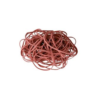 Gumičky - 40 mm, červené, 1000 g