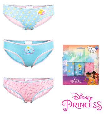 SADA 3 KS KALHOTKY PRINCEZNY - velikost 3-4