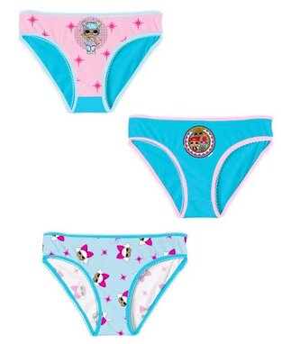 SADA 3 KS KALHOTKY LOL - velikost 5-6