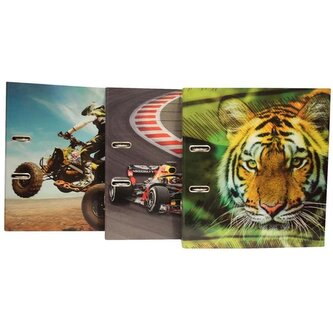 Pákový pořadač Donau - A4,hřbet 7,5 cm, designové