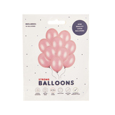 Balónek latex růžový perleť 10 ks pr. 27 cm