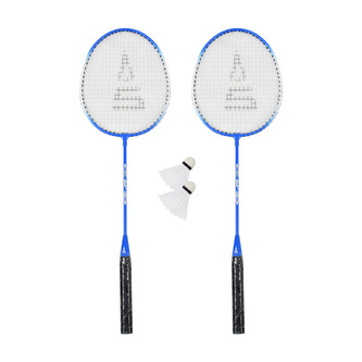 Badmintonový set SULOV®, 2x raketa, 2x míček, vak - tmavě modrý Badmintonový set SULOV®, 2x raketa, 2x míček, vak - tmavě modrý