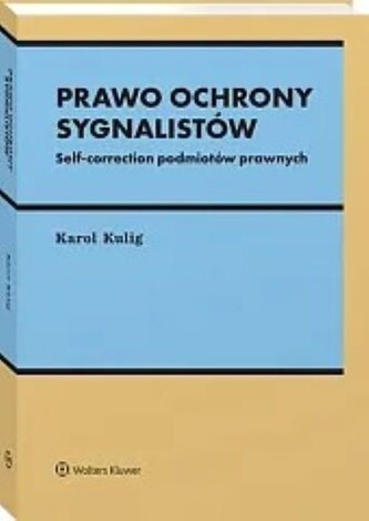 Prawo ochrony sygnalistów. Self-correction podmiotów