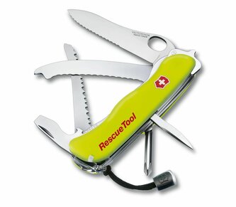 Victorinox 0.8623.MWNB1 RescueTool multifunkčný nôž, žltá luminescenčná, 13funkcií, blister
