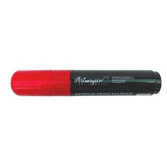 Artmagico akrylový popisovač JUMBO (15 mm) Barva: Červená