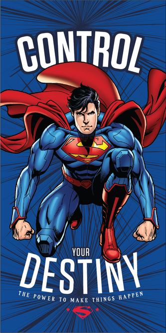 Ręcznik kąpielowy / plażowy 70 x140 cm Superman