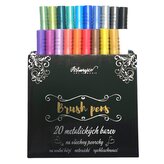 Artmagico Brush pens 20 ks metalické odstíny | 80340