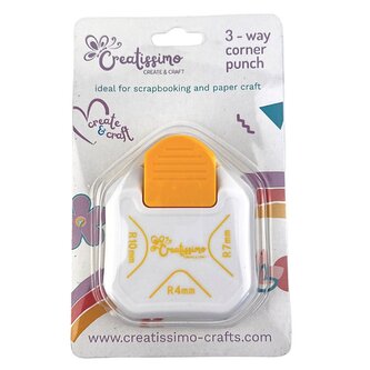 Creatissimo - 3 way corner punch - Zaoblovač rohů