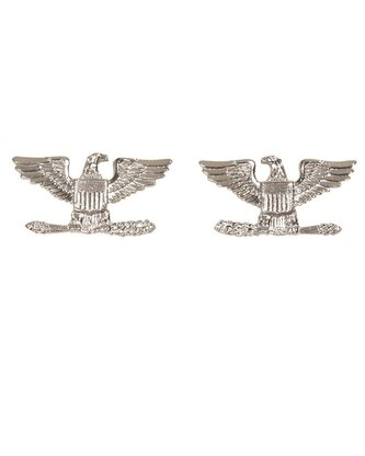 Odznak US Colonel 2 ks - stříbrný