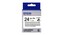 Epson LabelWorks LK-6WBVS C53S656022 24mm x 8m, černý tisk / bílý podklad, samo-laminovací, originální páska