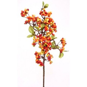 Podzimní větvička bobule oranžová  530-0032/OR