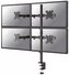Neomounts FPMA-D550D4BLACK / Flat Screen Desk Mount (clamp/grommet) / Black