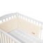 ALBERO MIO Ochraniacz do łóżeczka Cotton color CC0 wanilia