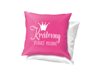 Nekupto Vtipný polštář Královny vstávají poslední Nekupto Vtipný polštář Královny vstávají poslední