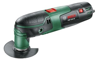 BOSCH PMF 220 CE multifunkční nářadí, 220 W, 15.000 – 20.000 ot/min, úhel oscilace 2,8 ° BOSCH PMF 220 CE multifunkční nářadí, 220 W, 15.000 – 20.000 ot/min, úhel oscilace 2,8 °
