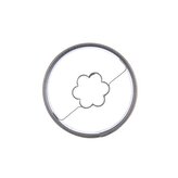 Vykrajovačka kolečko s kytičkou