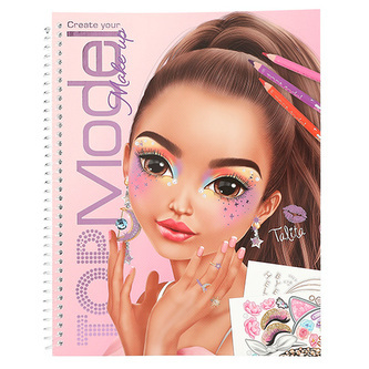 Omalovánka | Create Your Top Model Make-up, Se samolepkami, Talita