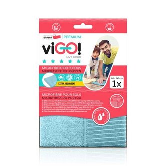 viGO! Utěrka z mikrovlákna na podlahu 1 ks, 40x60cm