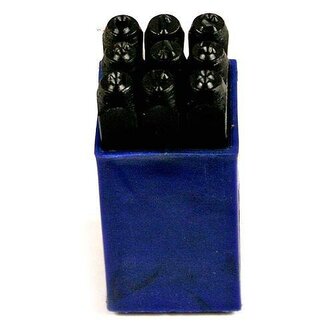 Razidla číslice 3mm - 9 ks