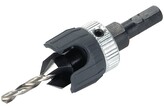 WOLFCRAFT - předvrták a záhlubník, stopka šestihran - průměr 3,2-12mm
