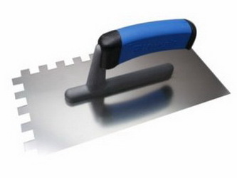 KUBALA - hladítko nerezové 270x130mm zub 6mm - dvousložková rukojeť