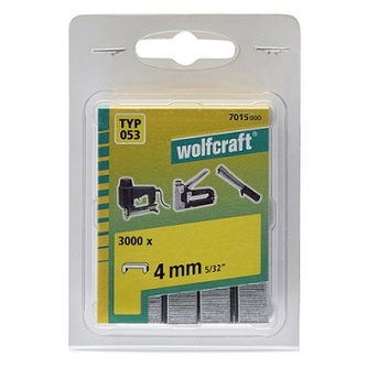 WOLFCRAFT - Spona široká čalounická typ 053, 11,2mm výška 4mm, 3000ks
