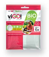 viGO! BIO talíř z cukrové třtiny hranatý 20cm - 6 ks