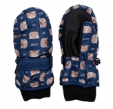 Dětské zimní, nepromokavé palčáky, Hello, modré, vel. 98/104, 12 cm; 98-104 (2-4r)