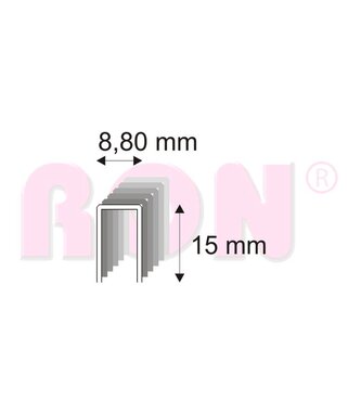Truhlářské spony 352/15 M PR