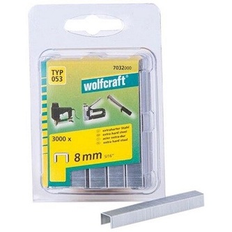WOLFCRAFT - Spona široká čalounická typ 053, 11,2mm výška 8mm, 3000ks