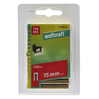 WOLFCRAFT - Spona úzká čalounická typ 055, 5,95mm výška 15 mm, 1200ks