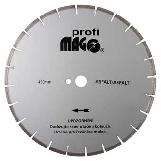 MAGG Profi - Diamantový kotouč segmentový 450x3,6/10x25,4mm na asfalt