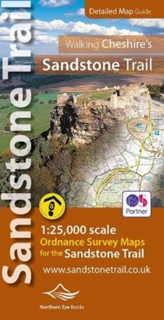 Walking Cheshire's Sandstone Trail - 1:25,000 OS Map Book