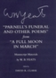 Parnell's Funeral and Other Poems from A Full Moon in March