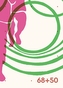 68 + 50