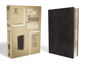 The Jesus Bible, ESV Edition, Leathersoft, Black