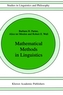 Mathematical Methods in Linguistics
