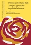 Politics as Text and Talk