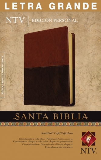 Santa Biblia NTV, Edicion personal, letra grande, DuoTono