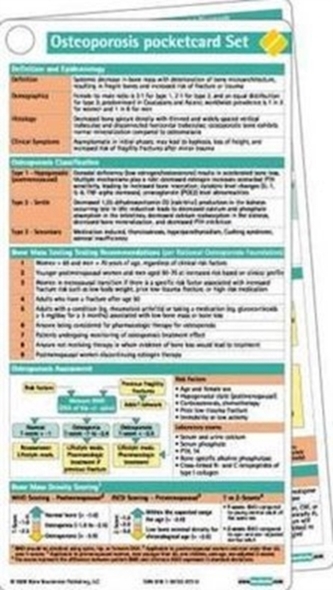 Osteoporosis Pocketcard Set