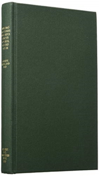 The Building Accounts of Corpus Christi College, Oxford, 1517-18