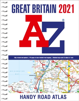 Great Britain A-Z Handy Road Atlas 2021 (A5 Spiral)