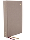 NET Bible, Thinline Large Print, Cloth over Board, Gray, Comfort Print
