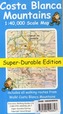 Costa Blanca Mountains Tour & Trail Super-durable Map