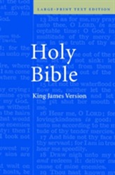 KJV Large Print Text Bible KJ650:T